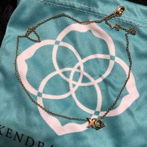 KS chi omega charm necklace